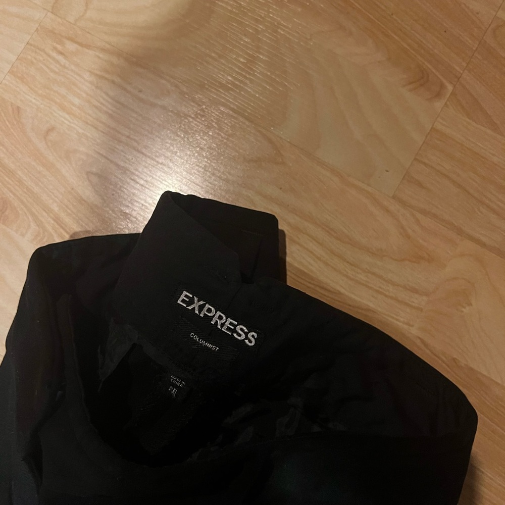 Express Columnist 2R Black Work Trousers - Picture 5 of 11